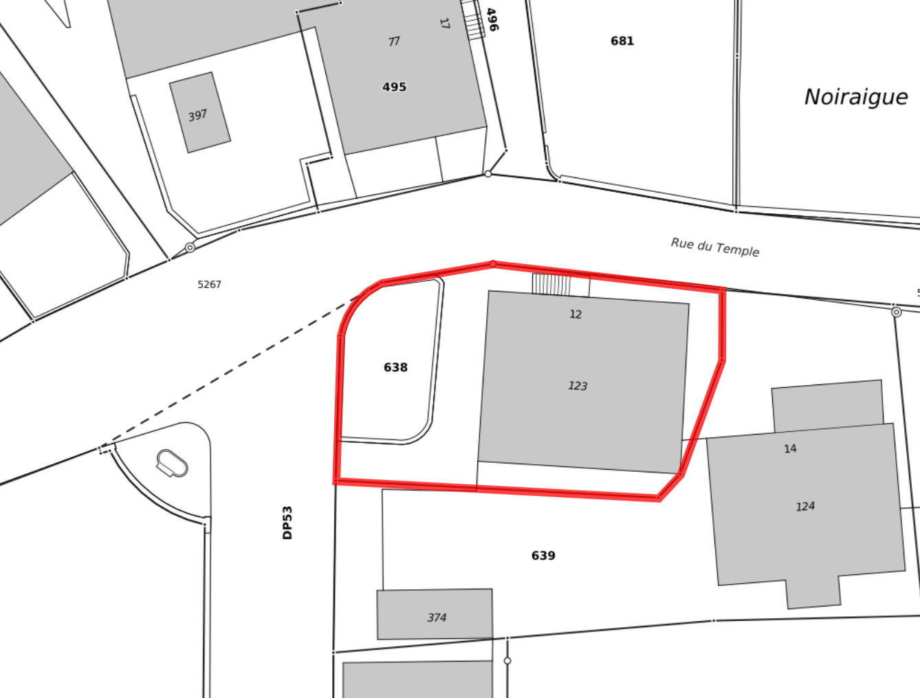 Maison villageoise – Rue du Temple 12 à Noiraigue