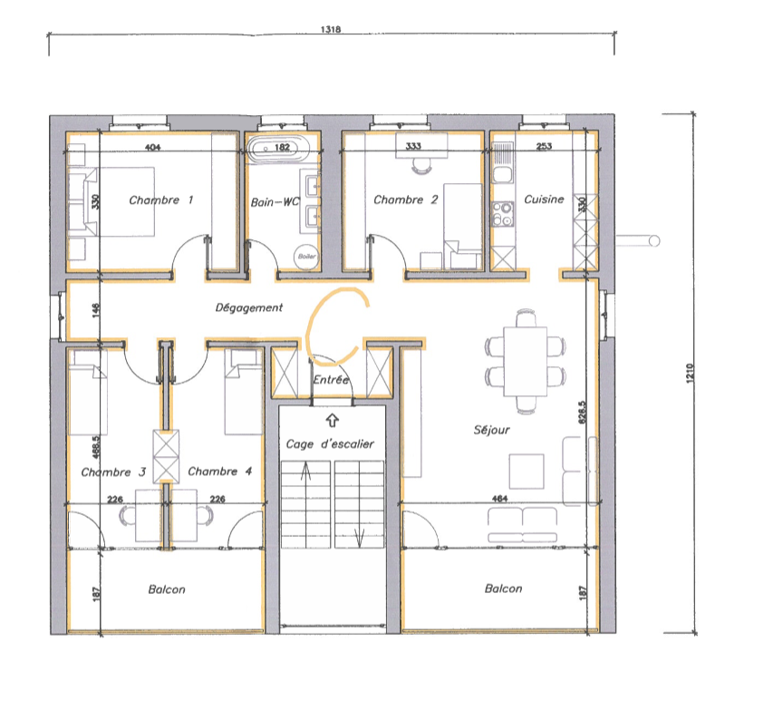 Champ-du-Môtier 9 / 5,5 pces – 2105 Travers